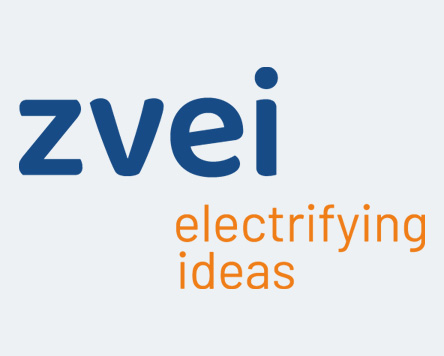 Logo: ZVEI – electrifying ideas.