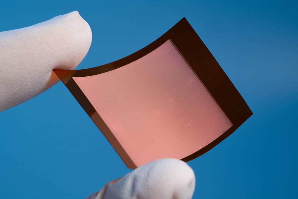 Cu-Schicht auf Kapton (Sieb-druck und Diodenlasersintern).