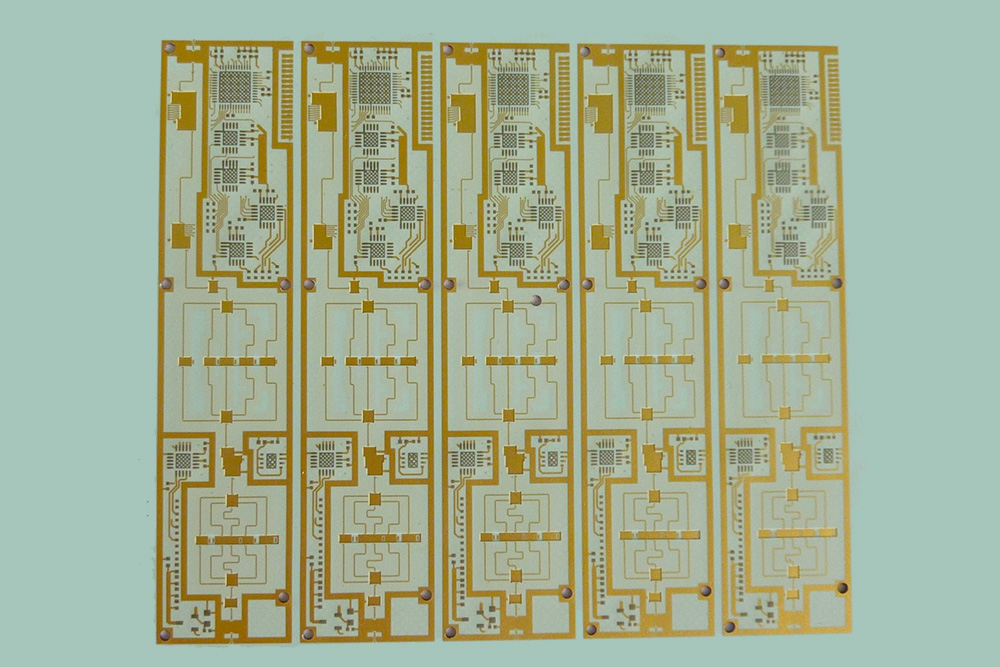 Cost-effective utility manufacturing of ceramic LTCC high-frequency boards.