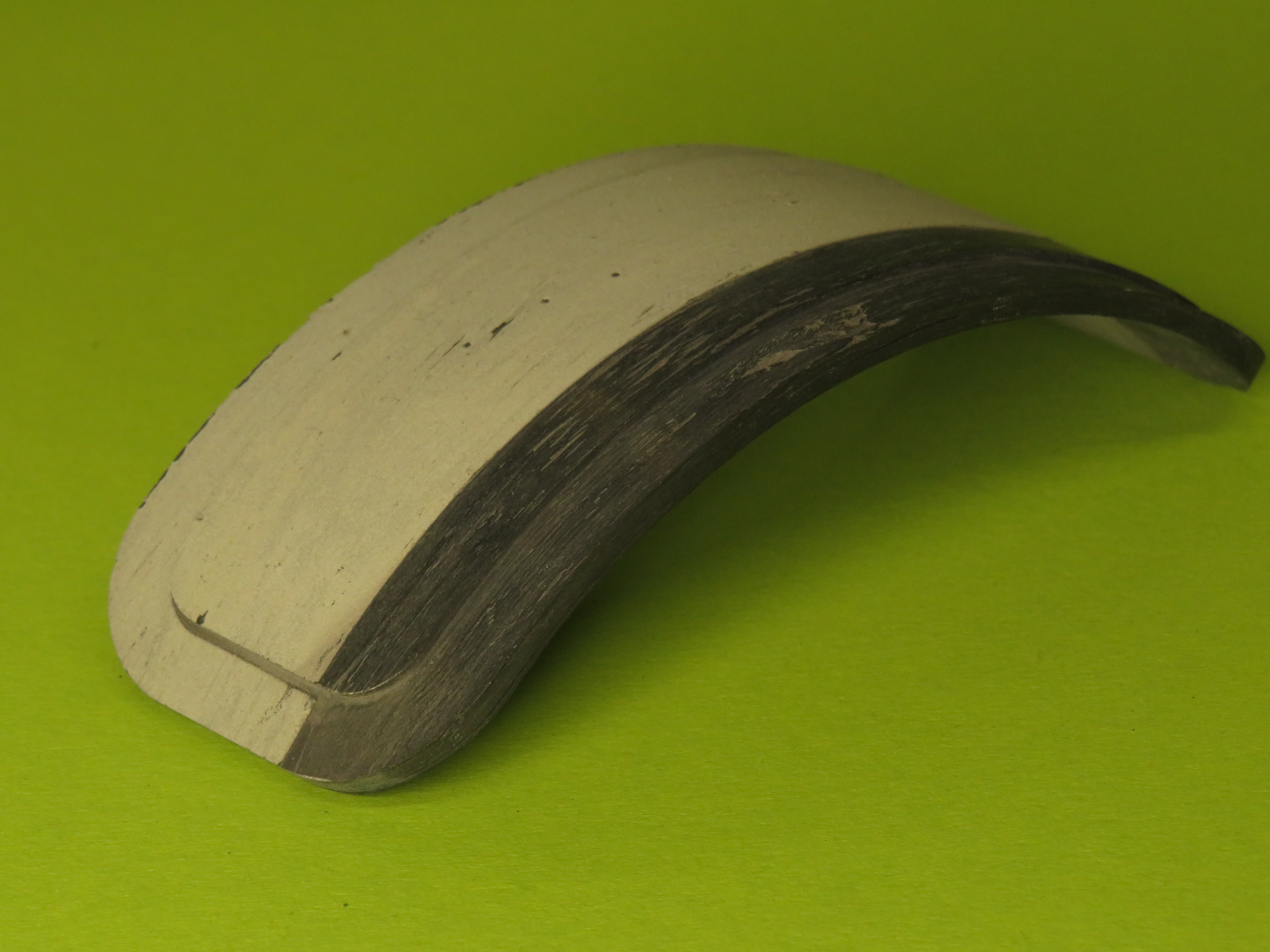SiC/SiC component as curved tile with EBC coating.
