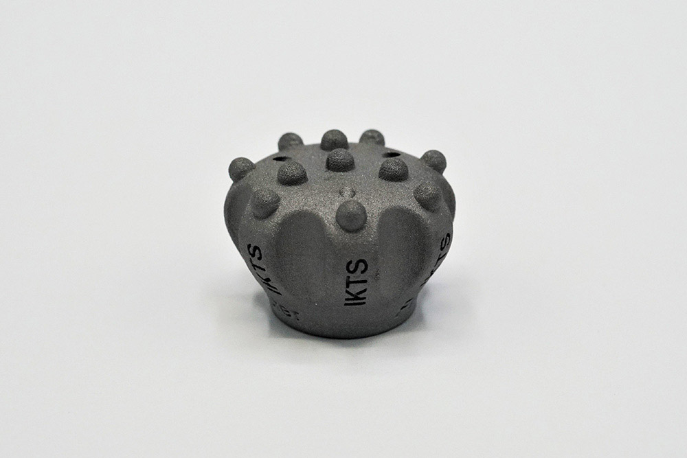 Drill bit manufactured by means of Binder Jetting.